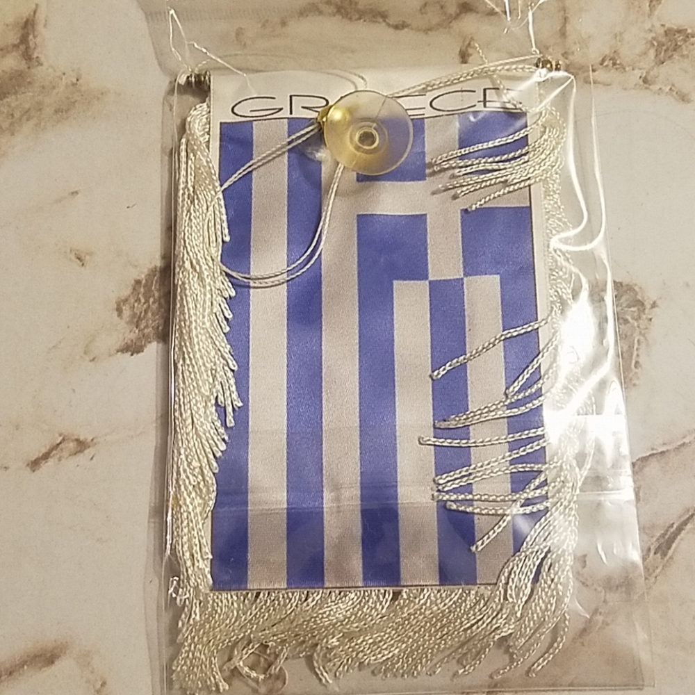 Greek/Greece Auto interior flag